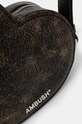 Сумочка AMBUSH Crackle Heart Shoulder Bag чёрный BWNN006F24LEA0011000