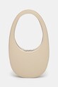 Kožená kabelka Coperni Swipe Bag usňová koža béžová COPBA01405