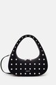 Kabelka Coperni Studded Crossbody Baguette Swipe Bag nášivka čierna COPBA60STF9003