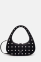 Coperni torebka Studded Crossbody Baguette Swipe Bag tekstylny czarny COPBA60STF9003