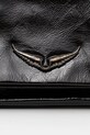 ZADIG&VOLTAIRE poseta de piele negru LWBA02521