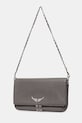 Δερμάτινη τσάντα ZADIG&VOLTAIRE LWBA00001 γκρί AA00