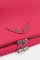 Usnjena torbica ZADIG&VOLTAIRE LWBA00001 roza