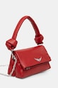 Δερμάτινη τσάντα ZADIG&VOLTAIRE LWBA02427 κόκκινο AW24