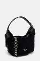 Вовняна сумка ZADIG&VOLTAIRE LWBA02550 чорний AW24