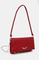 Кожаная сумочка ZADIG&VOLTAIRE LWBA02411 красный AW24