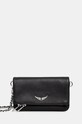 Кожаная сумка ZADIG&VOLTAIRE кожа чёрный LWBA00005
