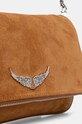Akcesoria ZADIG&VOLTAIRE torebka zamszowa LWBA00056 żółty