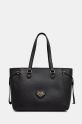 Torba Love Moschino bez uzorka crna JC4261PP0L