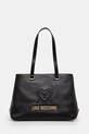 Love Moschino torebka mieści A4 czarny JC4365PP0L