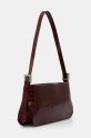 By Far poseta de piele Dulce MWBSB009CL033BR045PL burgundia AW24