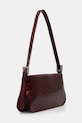By Far torebka skórzana Dulce MWBSB009CL033BR045PL bordowy AW24