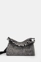Джинсова сумка Karl Lagerfeld Jeans аплікація сірий 246J3041