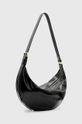 AllSaints poseta de piele HALF MOON W020XZ negru AW24