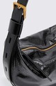 Аксессуары Кожаная сумочка AllSaints HALF MOON W020XZ чёрный