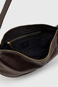 AllSaints bőr táska HALF MOON W052XB barna