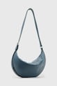 AllSaints torebka skórzana HALF MOON W052XB niebieski AW25