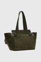 Torbica iz semiša AllSaints PEREZ W070XB zelena AW24