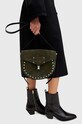 Torba od brušene kože AllSaints MIRO SADDLE W236XB