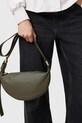 AllSaints borsa a mano in pelle HALF MOON W301XB