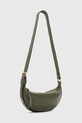 AllSaints borsa a mano in pelle HALF MOON W301XB verde SS25