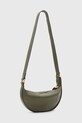 Accessori AllSaints borsa a mano in pelle HALF MOON W301XB verde