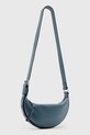 AllSaints poșetă de piele HALF MOON uni albastru W301XB