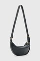 Шкіряна сумочка AllSaints HALF MOON W301XB чорний SS25
