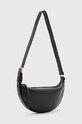 Аксесуари Шкіряна сумочка AllSaints HALF MOON W301XB чорний
