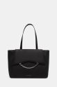 Karl Lagerfeld poseta de piele uni negru 246W3001