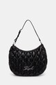Kabelka Karl Lagerfeld nášivka čierna 246W3007