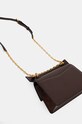 Doplnky Kožená kabelka Karl Lagerfeld 246W3040 hnedá