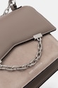 Аксесуари Шкіряна сумочка Karl Lagerfeld 246W3040 сірий