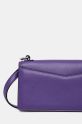 Accesorii Karl Lagerfeld poseta de piele 246W3041 violet