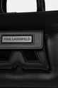 Karl Lagerfeld borsa a mano in pelle nero 246W3055