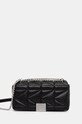 Karl Lagerfeld poseta de piele uni negru 246W3089