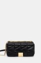 Karl Lagerfeld borsa a mano in pelle pelle fiore nero 246W3089