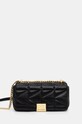 Karl Lagerfeld torebka skórzana skóra licowa czarny 246W3089