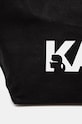 Bavlněná kabelka Karl Lagerfeld černá 246W3886