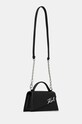 Шкіряна сумочка Karl Lagerfeld 246W3099 чорний AW24