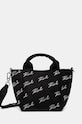Kabelka Karl Lagerfeld nášivka čierna 246W3883