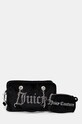 Сумочка из велюра Juicy Couture Kimberly аппликация чёрный BIJQL5465WPO.000