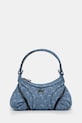 Marine Serre poșetă Moon Laser Denim Futura textil albastru WBA010A.CDEN0001