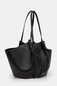 Yuzefi geantă de piele LARGE MOCHI YUZCO.HB.LM.L034 negru AW24
