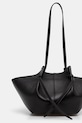 Αξεσουάρ Δερμάτινη τσάντα Yuzefi MOCHI YUZCO.HB.MO.L000 μαύρο