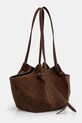 Аксессуары Замшевая сумочка Yuzefi MOCHI YUZCO.HB.MO.S004 коричневый