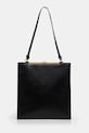 AERON poseta de piele uni negru BG164919