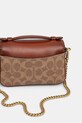 Accessories Coach leather handbag Cassie CW566 orange