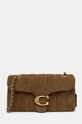 Semišová kabelka Coach Tabby semišová kůže hnědá CW620