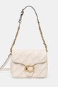 Δερμάτινη τσάντα Coach square tabby λείο δέρμα μπεζ CW629